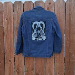 Small Denim Jacket With Bongripper Patch 