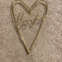 love heart wall decor