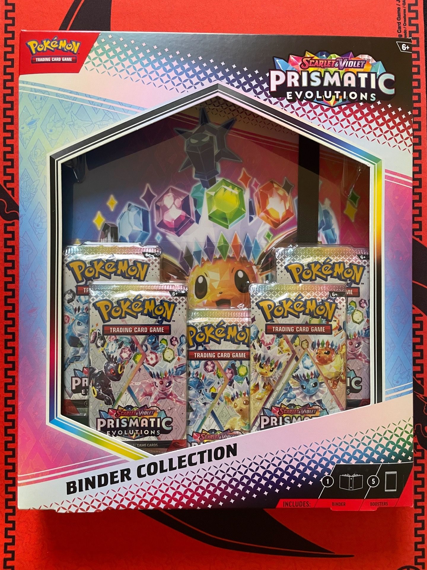 Pokémon Prismatic Evolutions Binder Collection Brand New