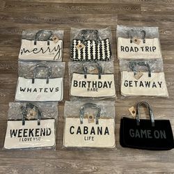 Canvas Tote Bags, New with Tags, $25 ea or 2/$40