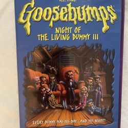 Goosebumps Night Of The Living Dummy 3 DVD