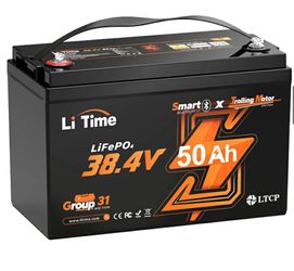 LiTime 36V 50ah -Bluetooth-Marine Trolling Motor Lithium Battery - NEW with Warranty - La Porte, TX