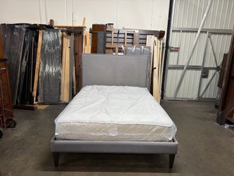 Queen bed with mattress $280