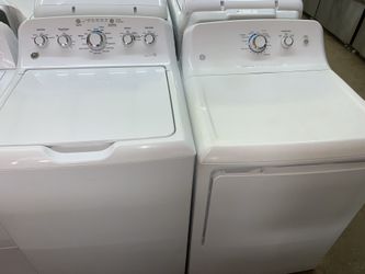 GE set washer and dryer gas and electric