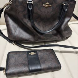 Coach Purse And Wallet 