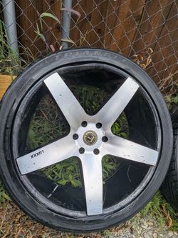 Rims and tires 24"