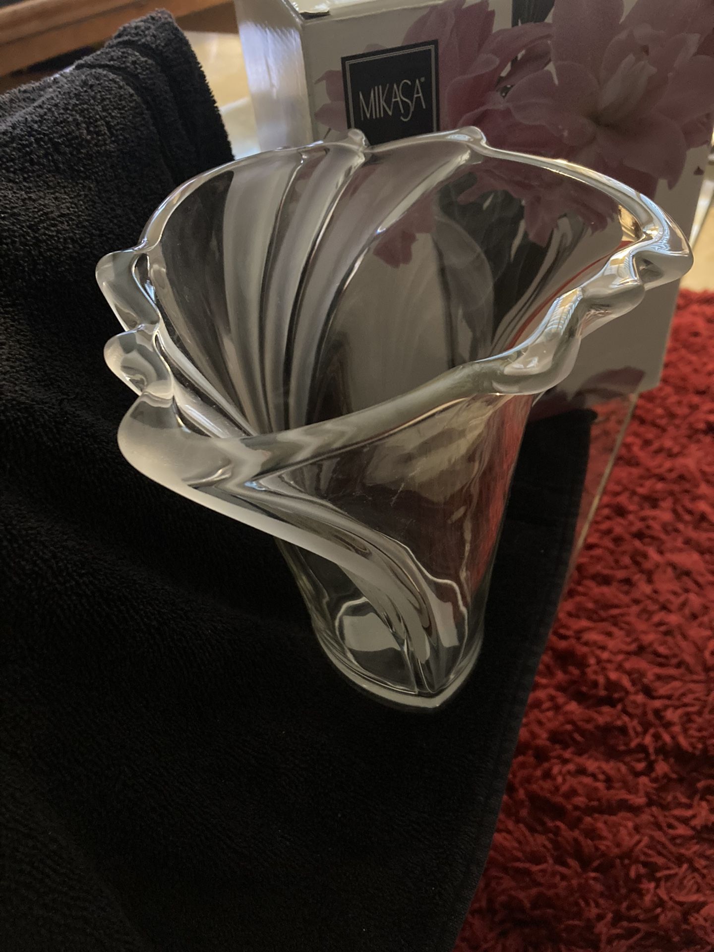 Mikasa Crystal Vase