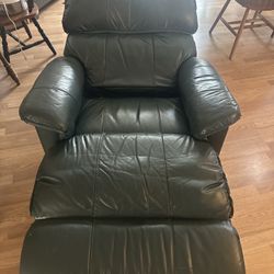 Green Leather RECLINER