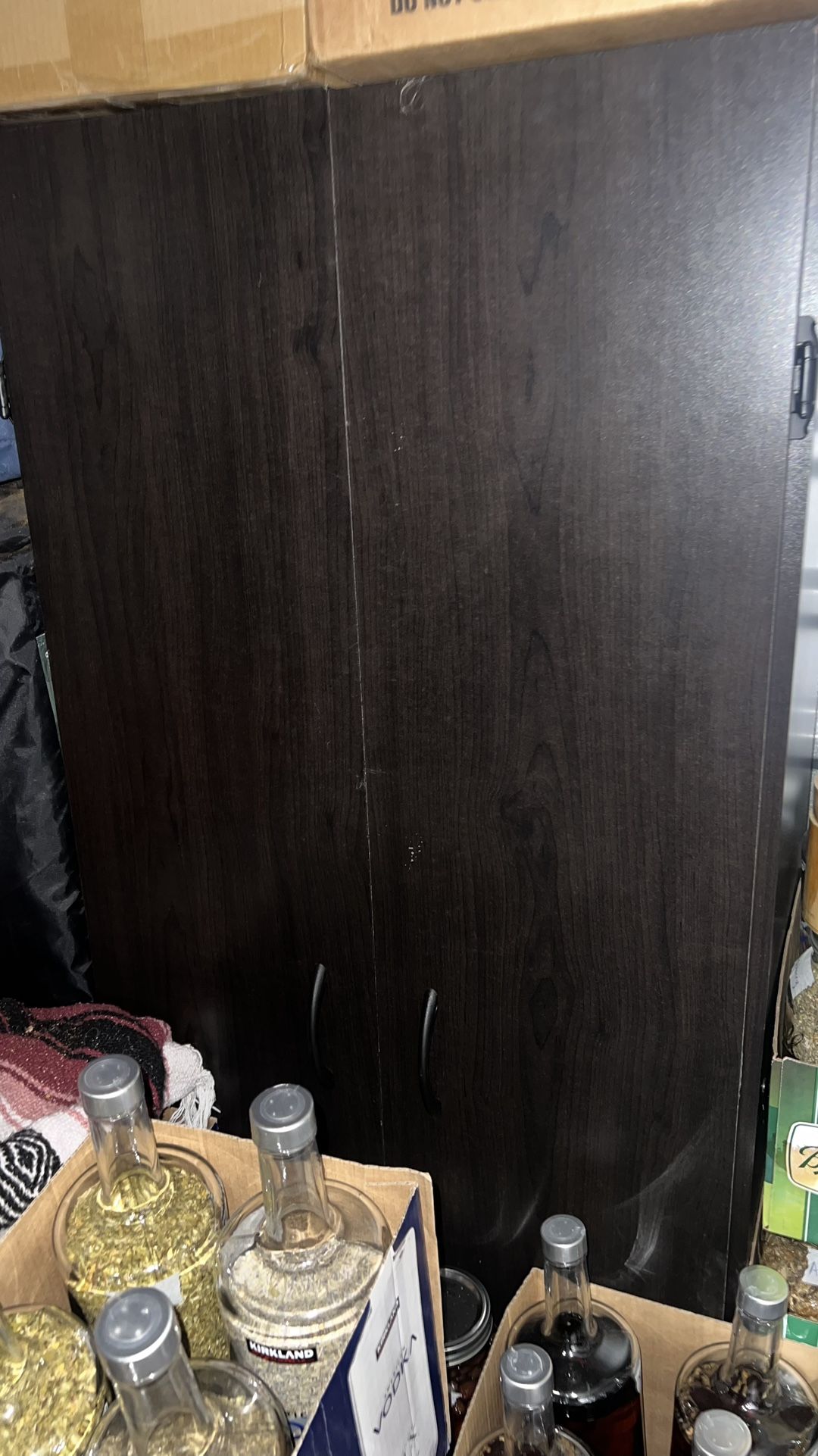 Large dark brown cabinet