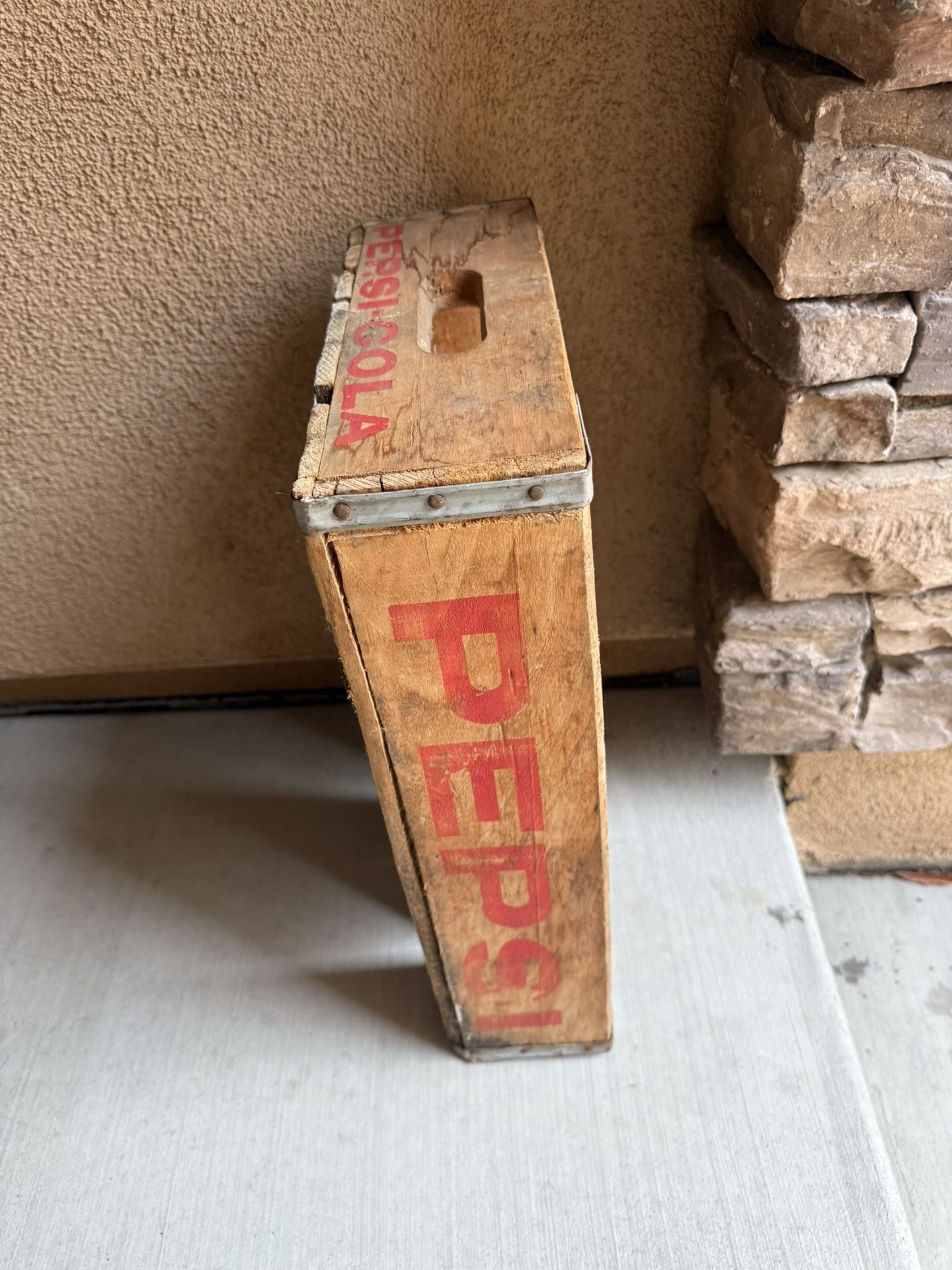 Vintage Wooden Pepsi Crate