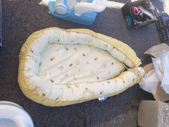 Baby bed/nest by Miracle Baby -Cotton Elephant or Bee