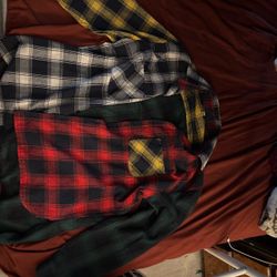 Plaid Flannel Shirts Bundle