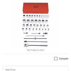 Proto 3/4 SAE Socket Tool Set 