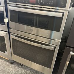 GE 27 Inch Electric Combination Wall Oven with Microwave 