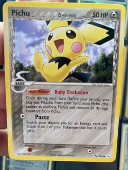 Pichu Pokemon Card