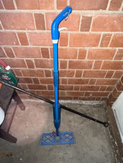 Blue & White Cleaning Mop Handle