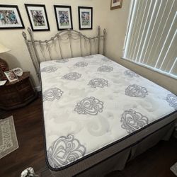 Metal Queen Bed Frame With Headboard