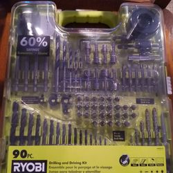 Ryobi 90pc Drilling & Driving kit