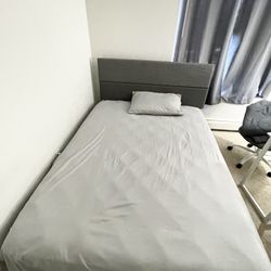 Queen Size Bed+ Mattress 