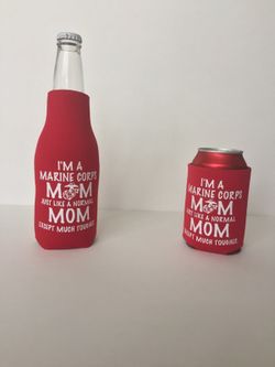 Marine MoM koozies