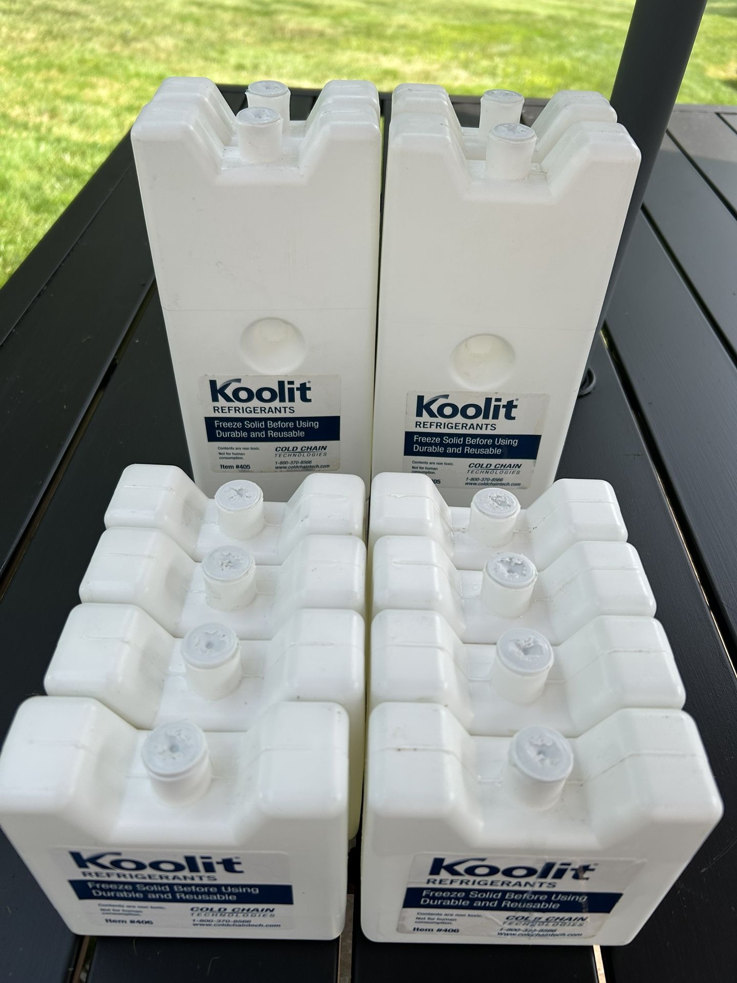 12 Koolit PlasticGel Bottles Like New