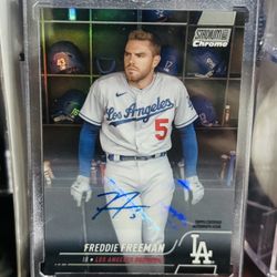 Freddie Freeman 2022 Autograph Topps Stadium Club Chrome /15