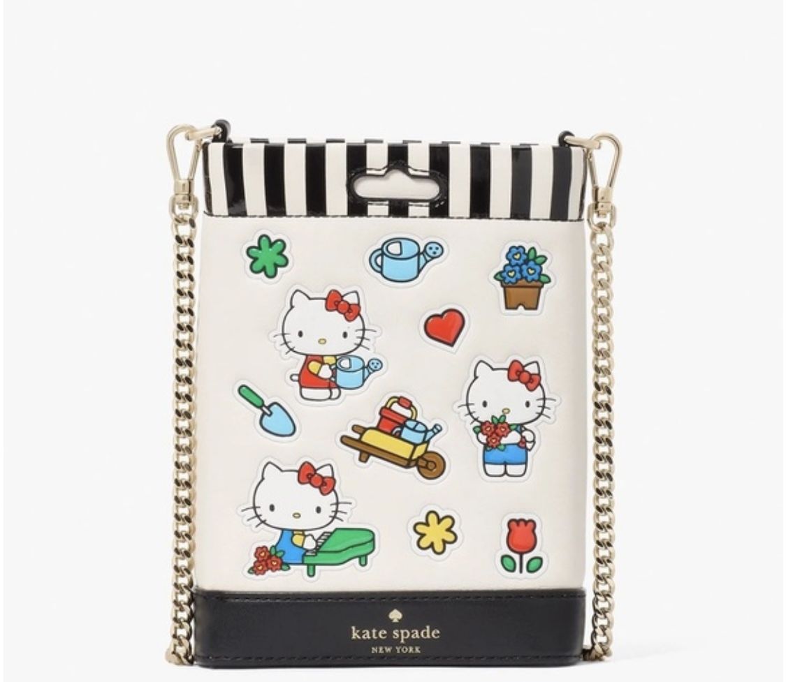 Hello Kitty X Kate Spade North South NS Phone Crossbody