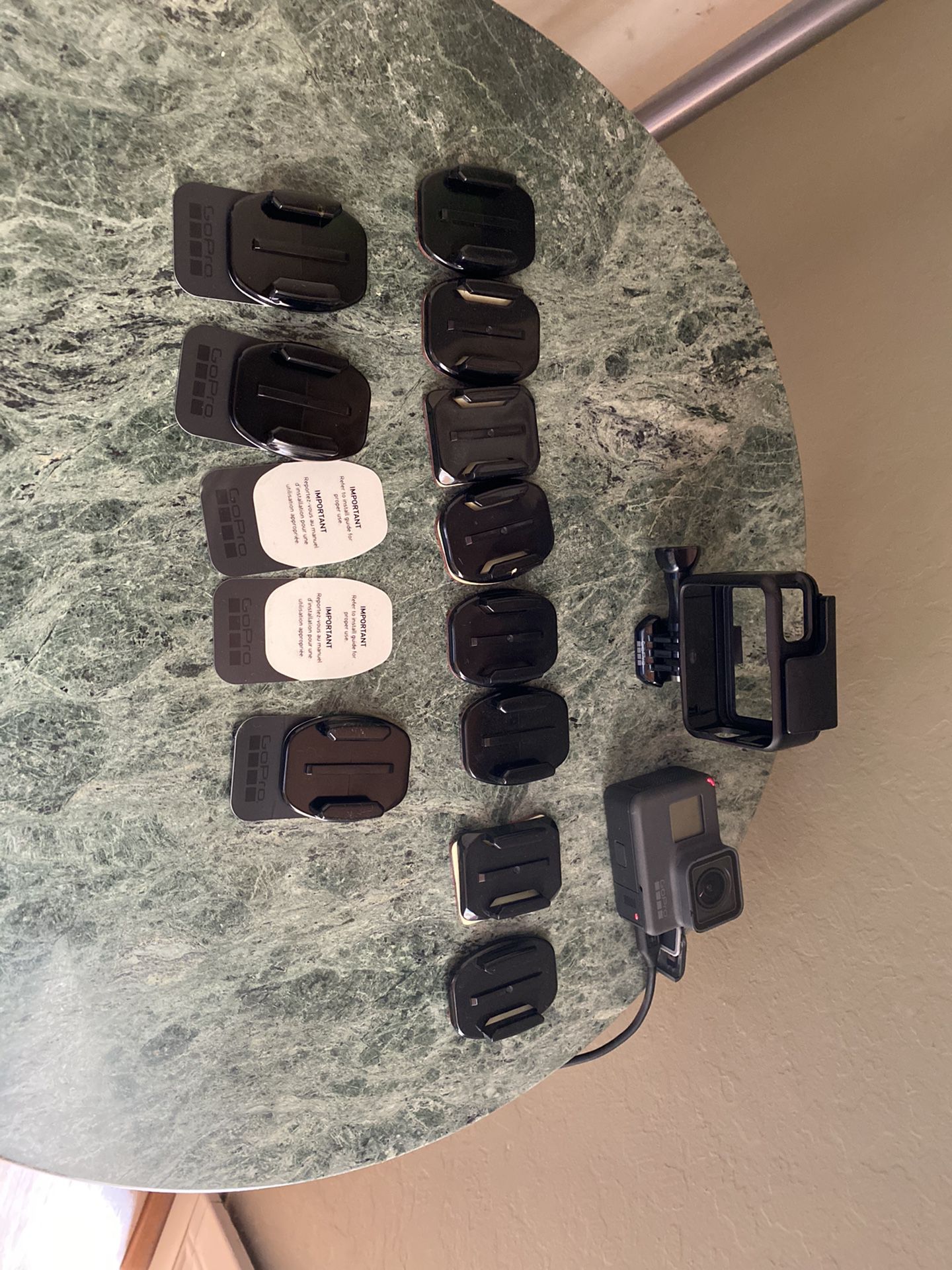 GoPro hero 5 black with tons of mounts and original box