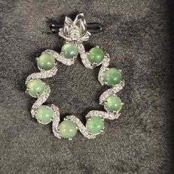 Natural Burmese Jadeite Pendant