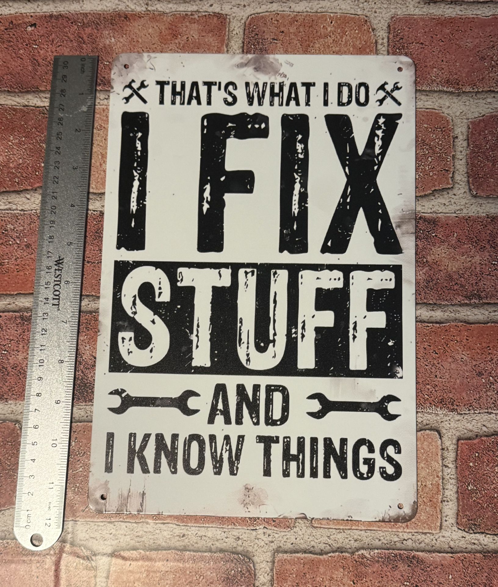 Funny Garage Metal Sign (Ship Only)