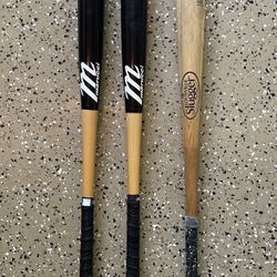Wood Baseball Bats 32 In.