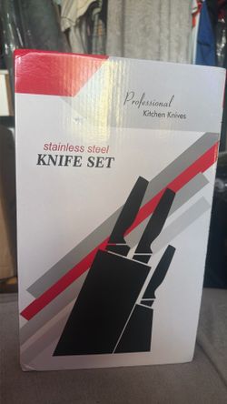 Stainless steel knife set