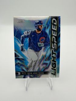 Pete Crow-Armstrong Topps Chrome Light Speed Insert