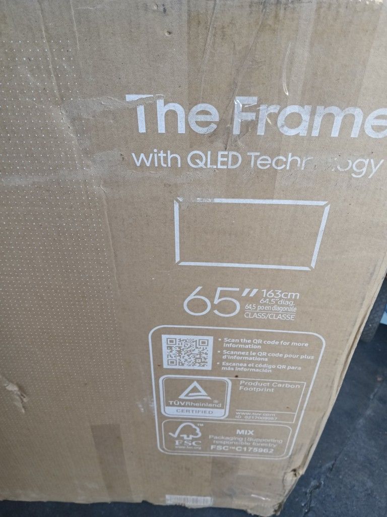 SAMSUNG 65"INCH QLED 4K THE FRAME TV LS03D
