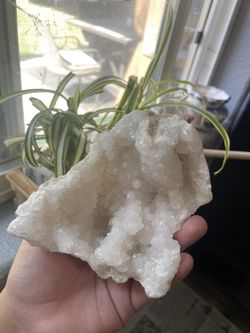 Quartz Crystal Half Geode