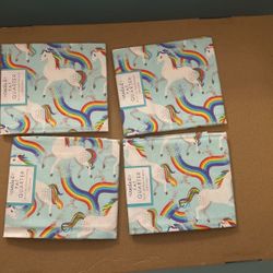 Create It 18"x21" 100% Cotton Unicorn Precut Sewing & Craft Fabric, Blue 1 Piece