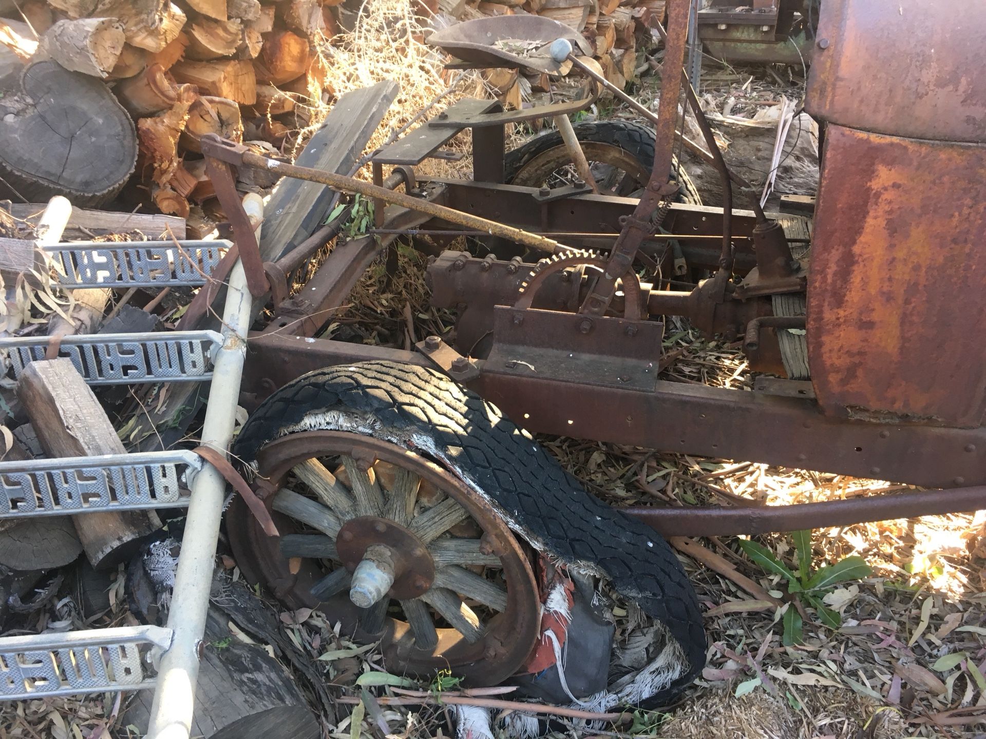 Chev- ford doddel bug tractor