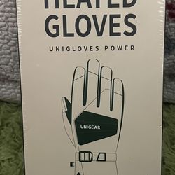 (Medium) Rechargeable Heated Gloves for Men Women, 3 Heating Level Electric Battery