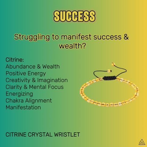 “Success Stone” Bracelet (Citrine. Brand new)