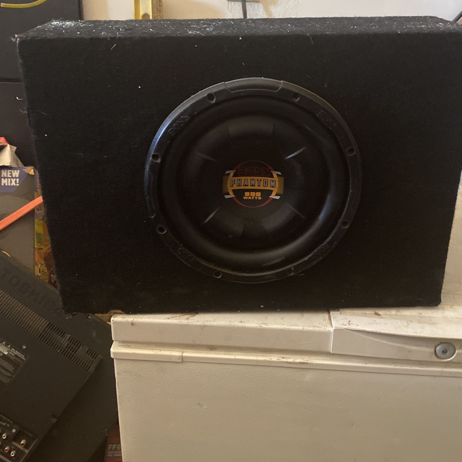 10” Woofer, Box 125$
