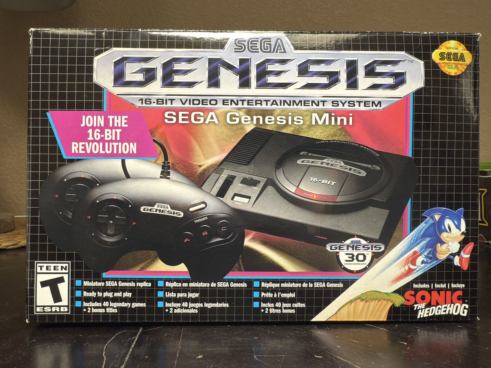 SEGA GENESIS Mini By SEGA Game Console 30 Years Anniversary 2019