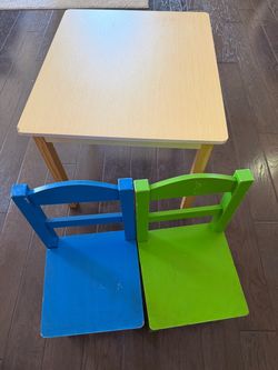 Humble Crew Toddler Table and Chair Set for Kids