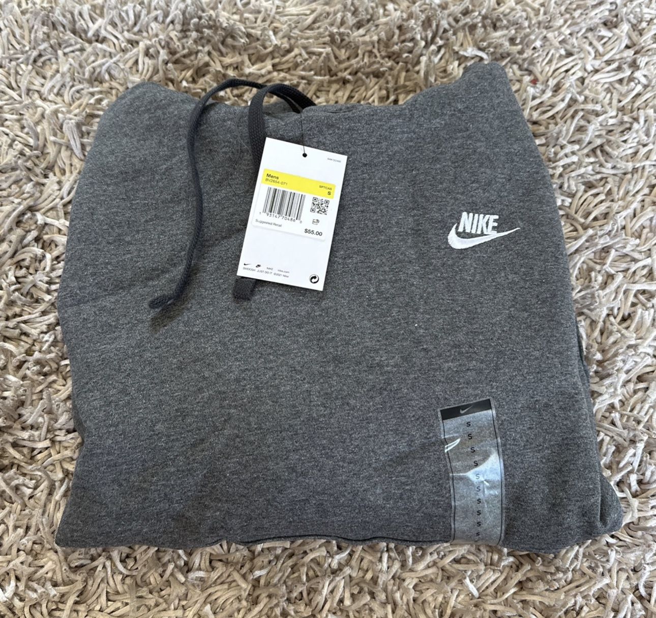 Grey Nike Hoodie Sweater 