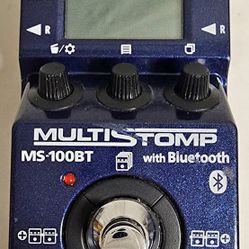 Zoom MS-100BT MultiStomp Effects Pedal with Bluetooth