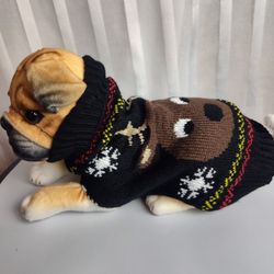 Dog Christmas Winter Sweater Size Small