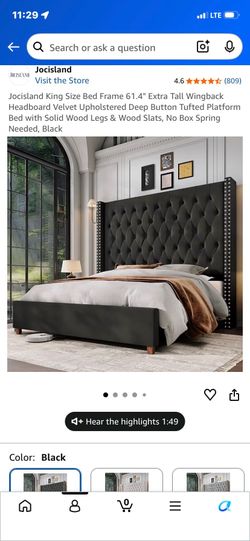 King Size Bed Frame& King Size Mattress