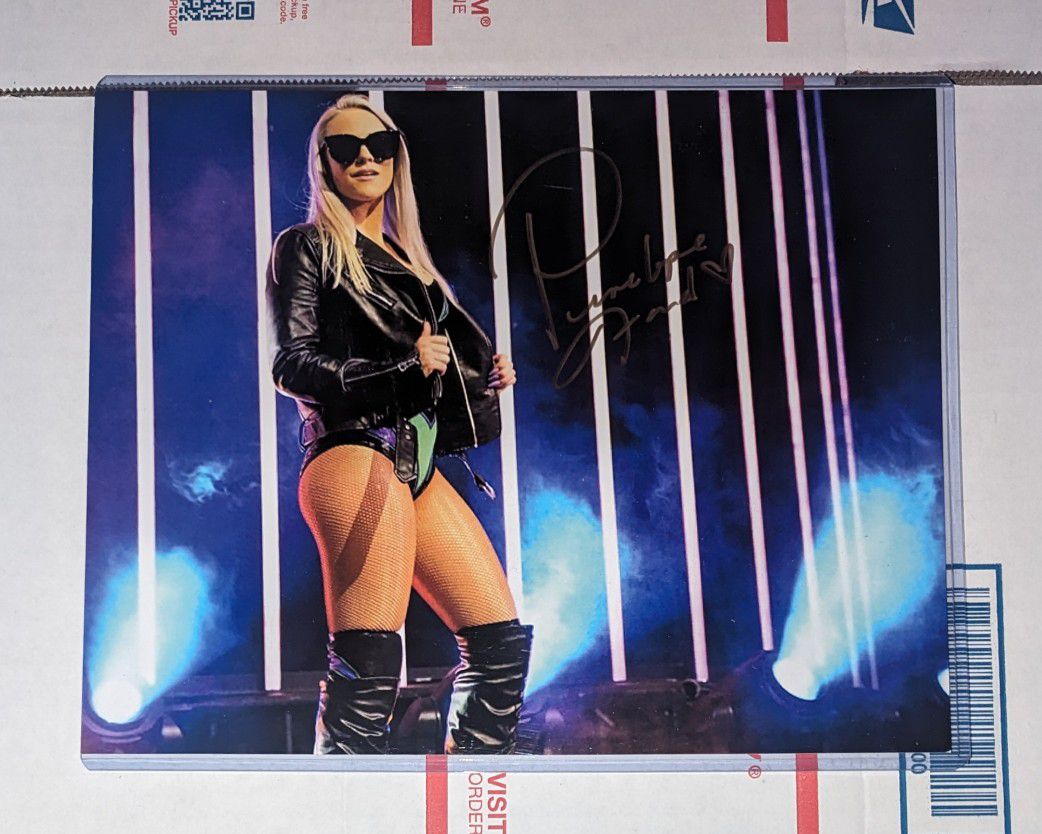 Penelope Ford signed 8x10 photo WWE AEW TNA 