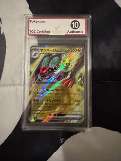 Noivern EX Japanese Pokemon Card TGC Graded 10