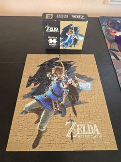 Zelda Breath of the Wild 200 Piece Puzzle 9" X 11" Ancient Arrow Archer COMPLETE