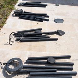 Large Outdoor Metal Wind Chimes  (7 Available)